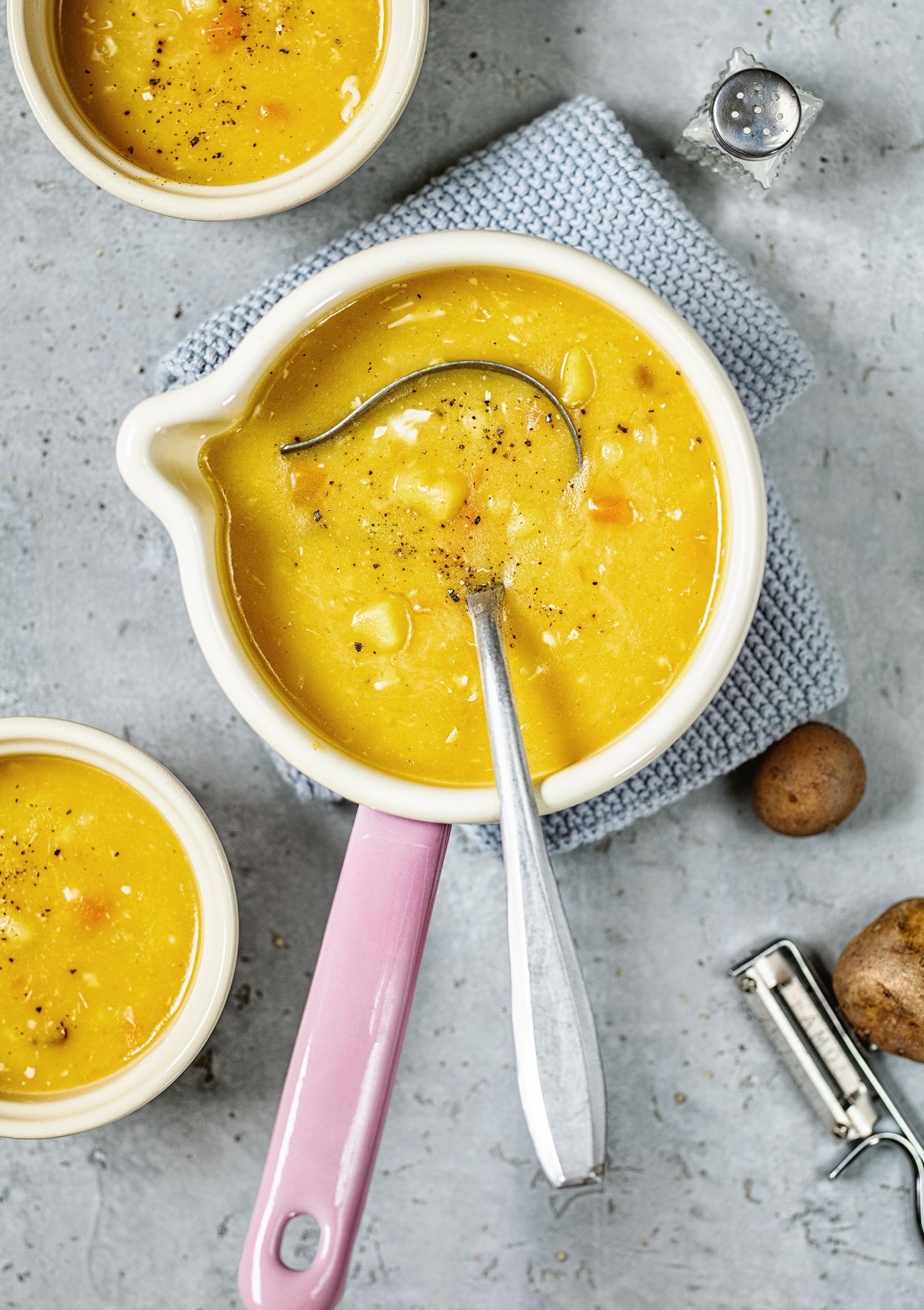 Lecker und simpel: Kartoffelsuppe mit Ei